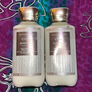 🤎 BBW Cozy Evening body lotion set of 2 NEW